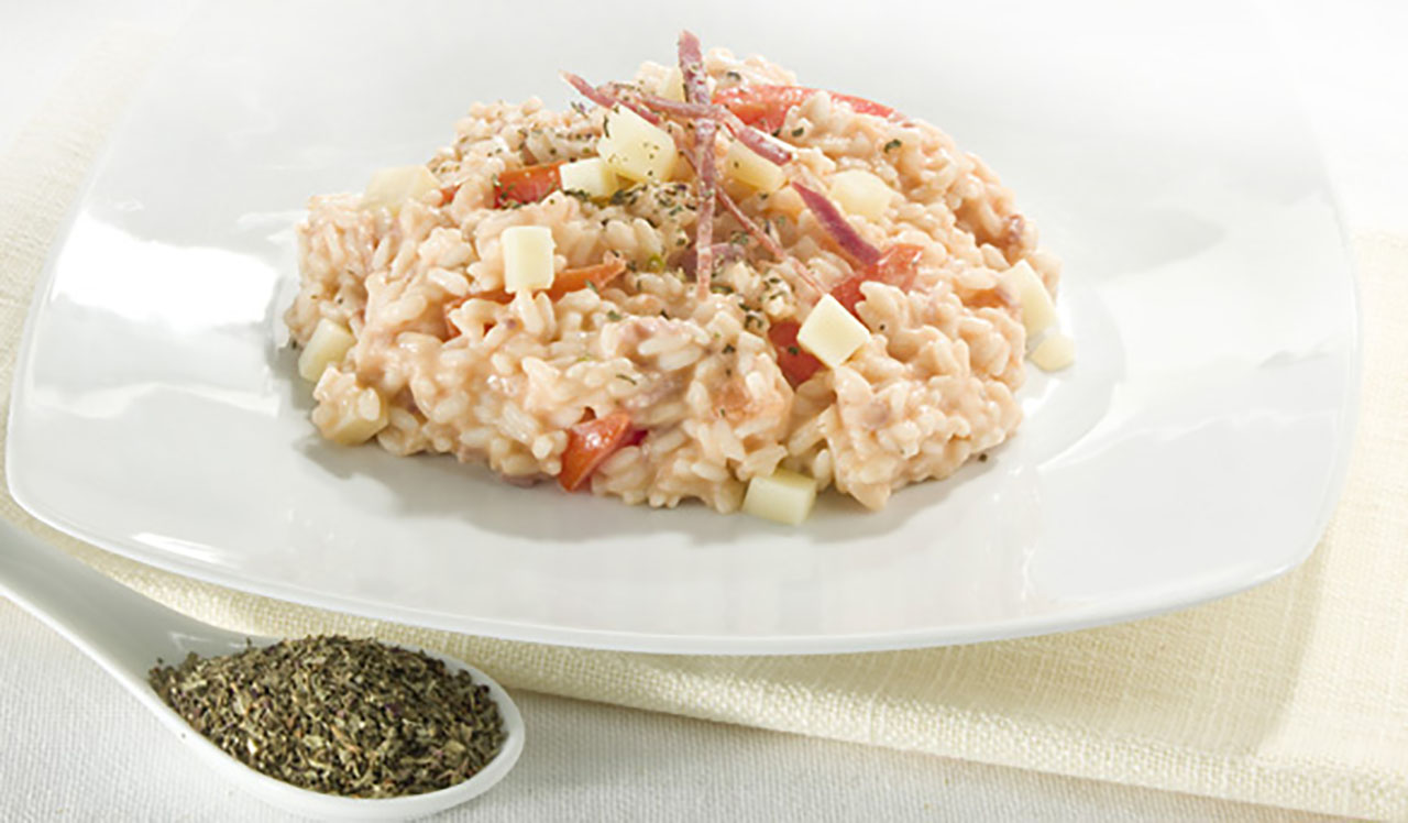 Risotto con scamorza affumicata - Ricetta - Cannamela